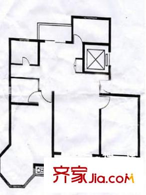 遠(yuǎn)東小區(qū) 3室 戶型圖