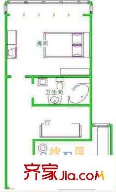 上海 协友公寓 户型图