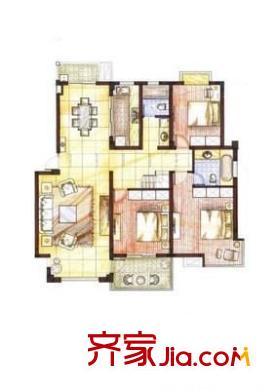 金丰小区 3室 户型图