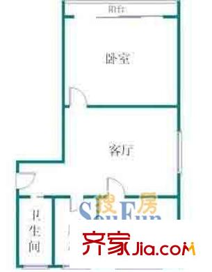 上海 协友公寓 户型图