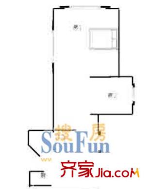 上海 协友公寓 户型图