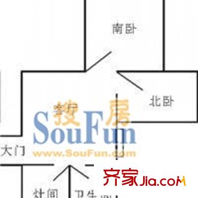 上海 协友公寓 户型图