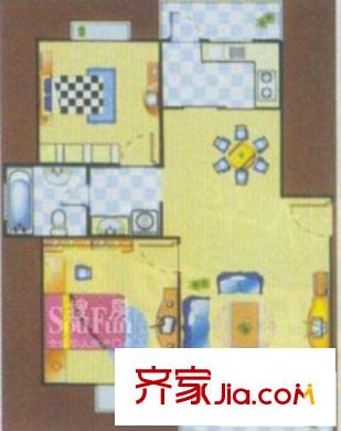 上海 博捷名苑 戶型圖