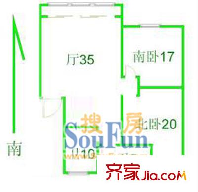 上海 银叶苑 户型图