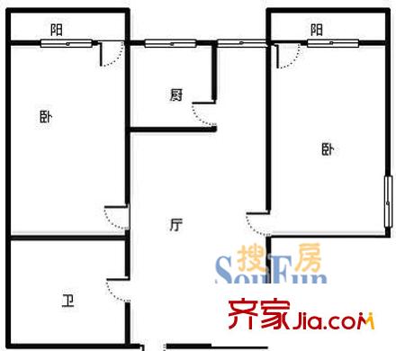 上海 银叶苑 户型图