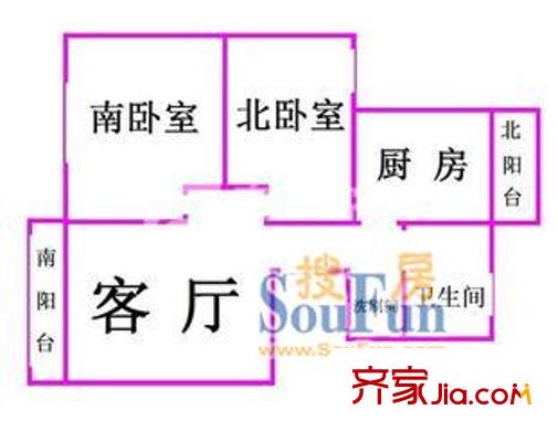 上海 兰坪公寓 户型图