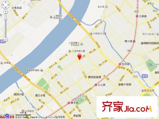 金浜小區(qū)交通圖