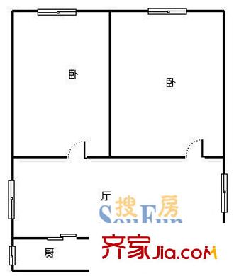 上海 兰坪公寓 户型图