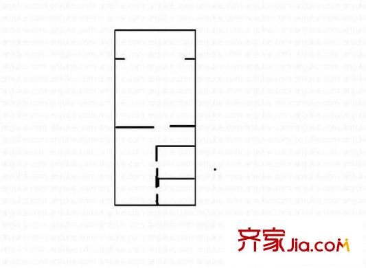 陽升公寓 1室 戶型圖