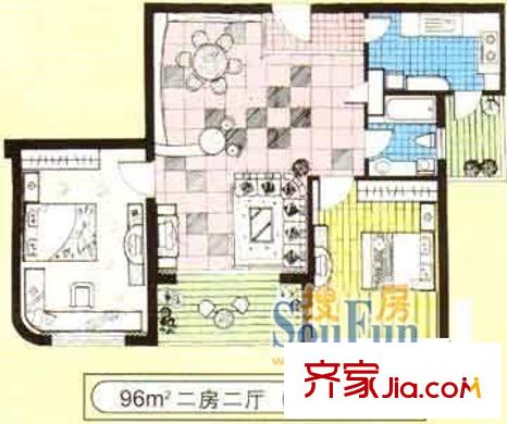 上海 新兴大厦公寓楼 户型图