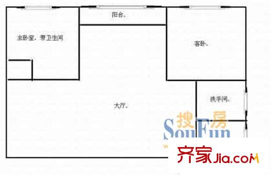 上海 新兴大厦公寓楼 户型图