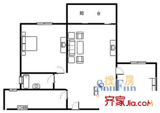 上海 祥安公寓 户型图