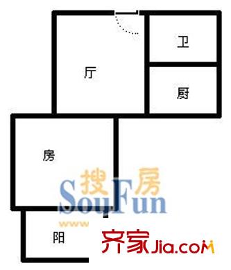 上海 祥安公寓 户型图