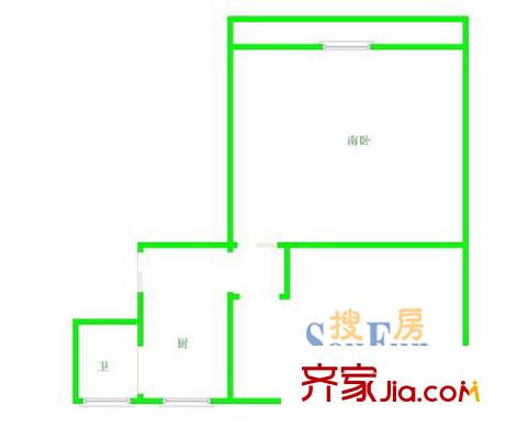 上海 友谊二村 户型图