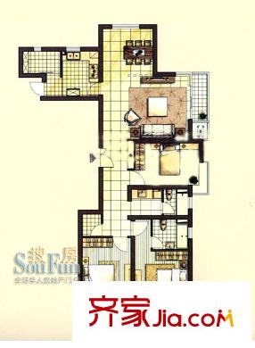 上海 复城国际 户型图