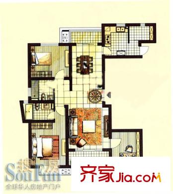 上海 复城国际 户型图