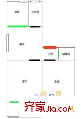 上海 京城大廈 戶型圖