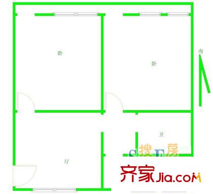 上海 友谊二村 户型图