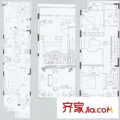 上海 萬科藍山 戶型圖