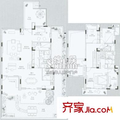 上海 萬科藍山 戶型圖