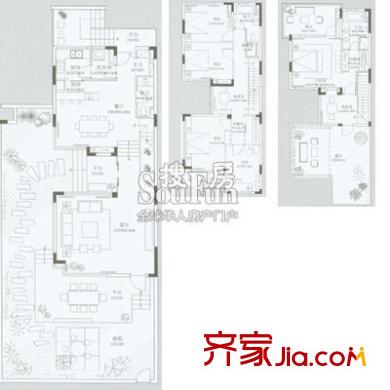 上海 萬科藍山 戶型圖