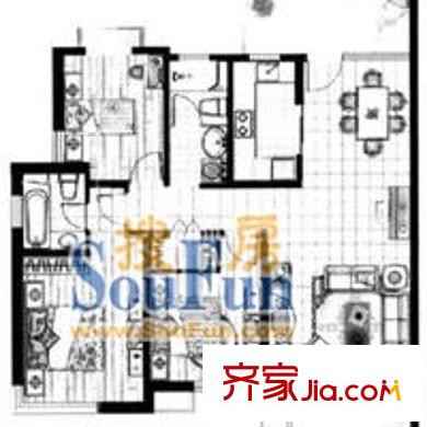 上海 京城大廈 戶型圖