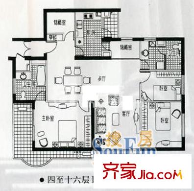 上海 巴洛克宮廷 戶型圖
