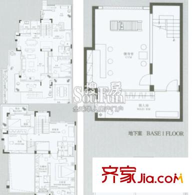 上海 萬科藍山 戶型圖