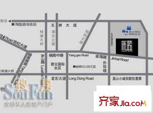 萬(wàn)科藍(lán)山交通圖