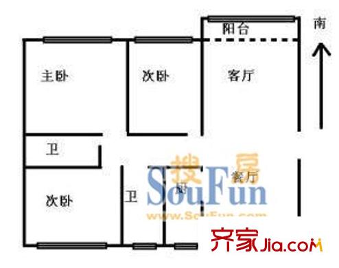 上海 匯騰南苑 戶型圖