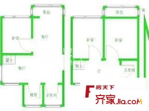 點睛苑 4室 戶型圖