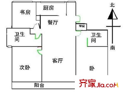 上海 海暉公寓 戶型圖