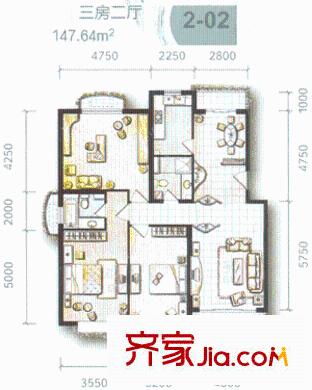 上海 复兴南苑 户型图