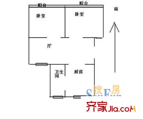 上海 由由五村 戶型圖