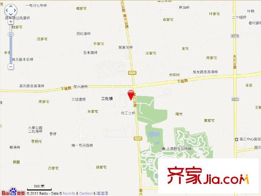 萊茵美墅交通圖地圖