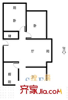 上海 金祥苑 戶型圖