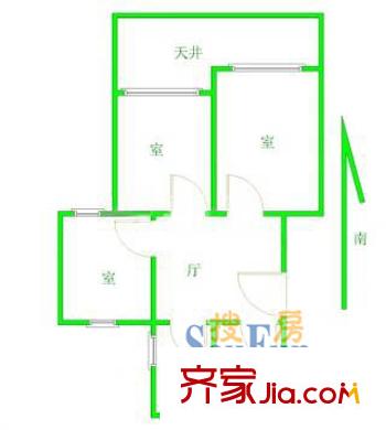 上海 由由五村 戶型圖