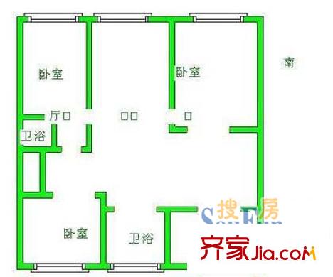 上海 金祥苑 戶型圖