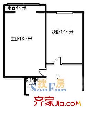 上海 大二小区 户型图