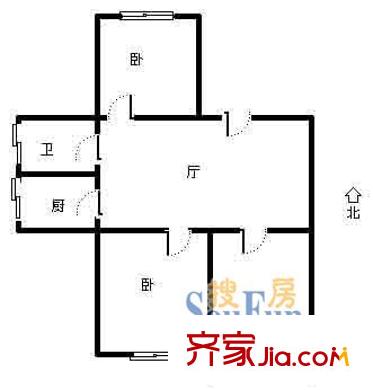 上海 大二小区 户型图