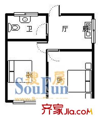 上海 宁定大楼 户型图