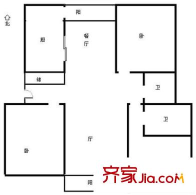 上海 巨洋豪園 戶型圖