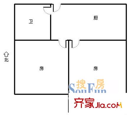 黃浦房產(chǎn)2室0廳1衛(wèi)1廚