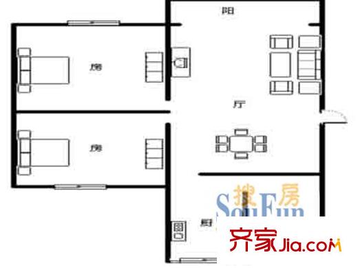 上海 東興華苑 戶型圖