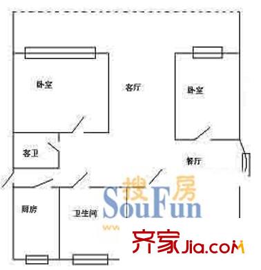 上海 東興華苑 戶型圖