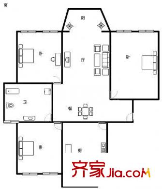 上海 巨洋豪園 戶型圖