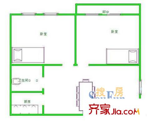 上海 金云苑 戶型圖