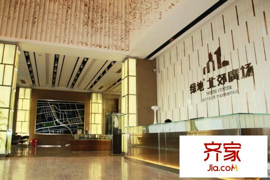 绿地北郊广场实景图售楼处(2012.10)