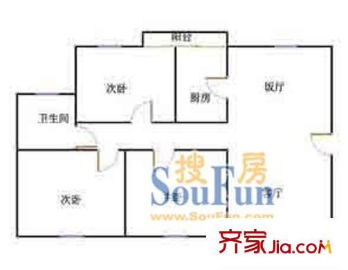 上海 東興華苑 戶型圖