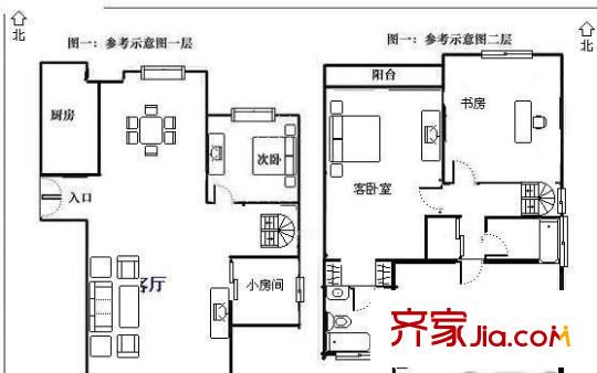 彩虹園 4室 戶型圖